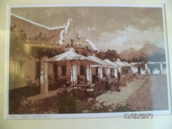 Limited Edition Signed Print By Well Known Roelof Rossouw Number 2 500 Spier Wine Farm