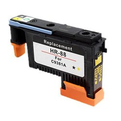 Rightink 1PACK Black yellow C9381A Replacement For Hp 88 Print Head