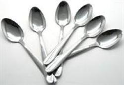Catering 6 Piece Stainless Steel Dinner Table Spoons Set Plain Design Printed On Handle Retail Box No Warranty Product Overview The Catering