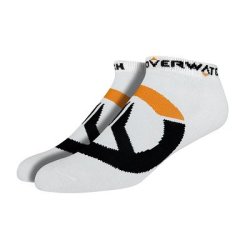 Overwatch Logo Socks 3 Pack - White