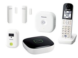 Panasonic KX-HN6003W Smart Home Monitoring System Home Monitoring And Control Kit White