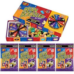 Jelly Belly 3.5 Oz Beanboozled Spinner Wheel Game Jelly Bean Gift Box 3rd Edition With 4 - 1.9 Oz Beanboozled Jelly Bean Refills party Pack