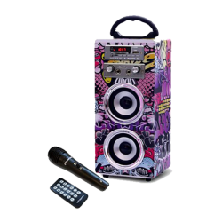 Polaroid PKBB30GPG Pink Karoake Speaker