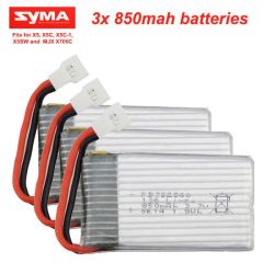 Syma X5c 850mah Batteries Fit For Syma X5 X5c-1 X5sw X5sc And Mjx X705c - Three Batteries