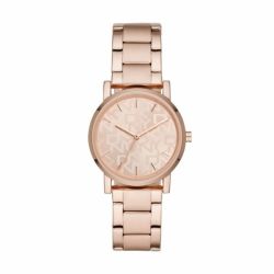 DKNY Soho Rose Gold Round Stainless Steel Women's Watch NY2854