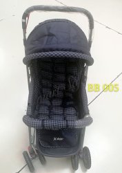 Baby Stroller Pram With 4-position Backrest Adjustment