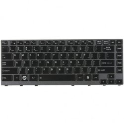 Toshiba Satellite P745 P745 Series Gray Frame Laptop Keyboard Black