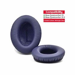 Limited Edition Midnight Blue Ahg Replacement Ear Cushions For Bose Quietcomfort 35 II QC35 II Headphones QC35 Dark Blue