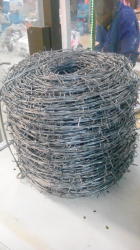 Galvanised Barbed Wire 50kg Per Roll Double Wire . 2.0mm Thickness Eco