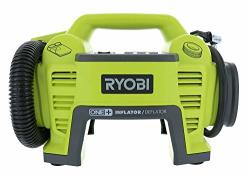 Ryobi P731 One+ 18V Dual Function Power Inflator deflator Cordless Air Compressor Kit W Adapters Battery Not Included Tool Only Renewed