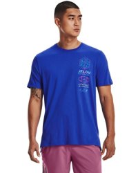 Men's Ua Run Anywhere T-Shirt - Versa Blue Md