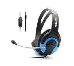 Dw Komc S66 Gaming Headphone With MIC 3.5MM Aux For PS4 Xbox One - Blue