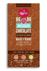 Chocolate - Sugar-free - Dry Roasted Almond - 80G - Dark With Almond