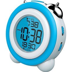 Coby CBC-53-BLU Uprise LED Alarm Clock Blue