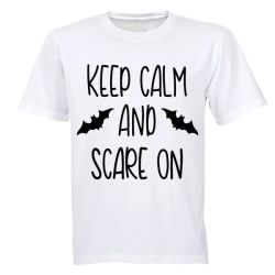 Keep Calm And Scare On - Halloween - Kids T-Shirt
