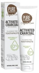 PURE BEGINNINGS Activated Charcoal Toothpaste - Spearmint