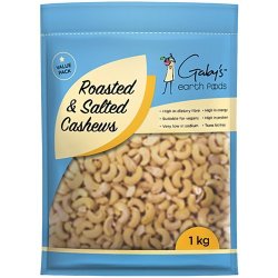 Gaby's Cashews Roasted & Salted 1KG