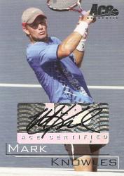 Mark Knowles - Ace Authentic 2011 - Genuine "autograph" Card