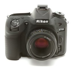 Pro Silicon Dslr Case For Nikon D7100 And 7200 - Black