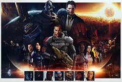 Cgc Huge Poster - Mass Effect Trilogy PS3 PS4 Xbox 360 One- EXT077 24" X 36" 61CM X 91.5CM