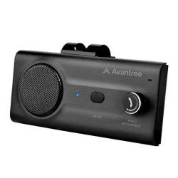 Avantree CK11 Hands Free Bluetooth 5.0 Car Kits 3W Loud Speakerphone Support Siri Google Assistant & Motion Auto On Off Volume Knob Wireless In