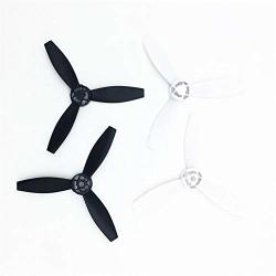 4PCS Plastic Drone Propellers For Parrot Bebop 2 Drone Black red white By Tomoyou