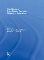 Handbook Of Data-based Decision Making In Education Hardcover