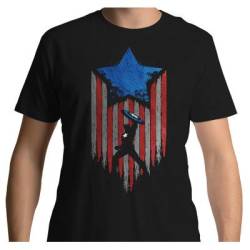 Captain Dad Superhero T-Shirt Black