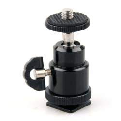 XtremeXccessories Hot Shoe With MINI Ball Head With Lock Tight Mount