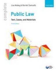 Complete Public Law - Text Cases And Materials Paperback 3rd Revised Edition