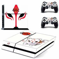 Playstation 4 Skin Set - Okami - HD Printing Vinyl Skin Cover Protective For PS4 Console And 2 PS4 Controller By Calantha & Partner