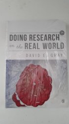 Doing Research In The Real World. Third Edition. By David E. Gray. New And Still In Shrinkwrap