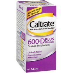 Caltrate 600+D Plus Minerals 60TB Pfizer Cons Healthcare No Post