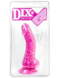 Dix 6 Inch Tpr Dong With Suction Cup
