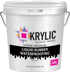 Hyper Premium Liquid Rubber Waterproofing - 20LT White