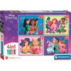 4IN1 Piece Puzzle Disney Princess