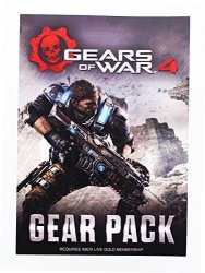Gears Of War 4 Gear Pack Code Card