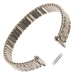 Gilden Ladies Expansion 9-13MM Extra-long Stainless Steel Watch Band 124-SL
