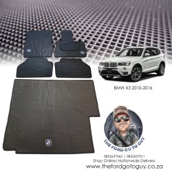 BMW X3 2010-2016 Custom Rubber Floor Mats For