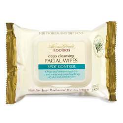 Rooibos Deep Cleansing Facial Wipes Spot Control 25'S