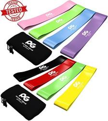 Resistance Loop Bands Best Set Of 4 Home Fitness Exercise Bands For Workout & Physical Therapy ...