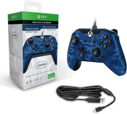 Gaming Wired Controller - Revenant Blue Camo Xbox One win 10