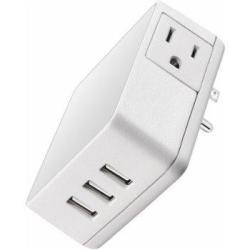 Insignia - Wall Tap USB Wall Charger - White