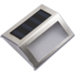 Eurolux LED Stainless Steel Solar Powered Wall Light