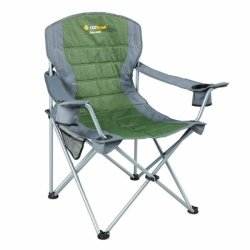 OZtrail Deluxe Double Arm Chair 140KG - Green -