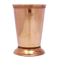 Traditional Copper Julep Cup Glass Tumbler Bar Accessories Drinkware Glassware MU274A
