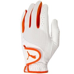 Puma Golf Men's Sport Performance Golf Glove - Lh - Us M - White orange