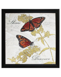 Nacistore Share & Discover Butterfly Framed Print