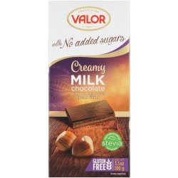 Valor Sugar Free Chocolate Slab Milk Hazelnut 100G
