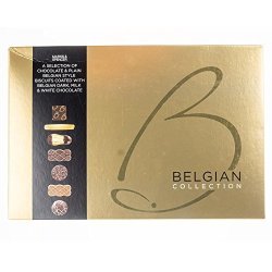 Marks & Spencer Belgian Collection Biscuits 500G - Selection Of Chocolate & Plain Belgian Style Biscuits Coated With Belgian Chocolate
